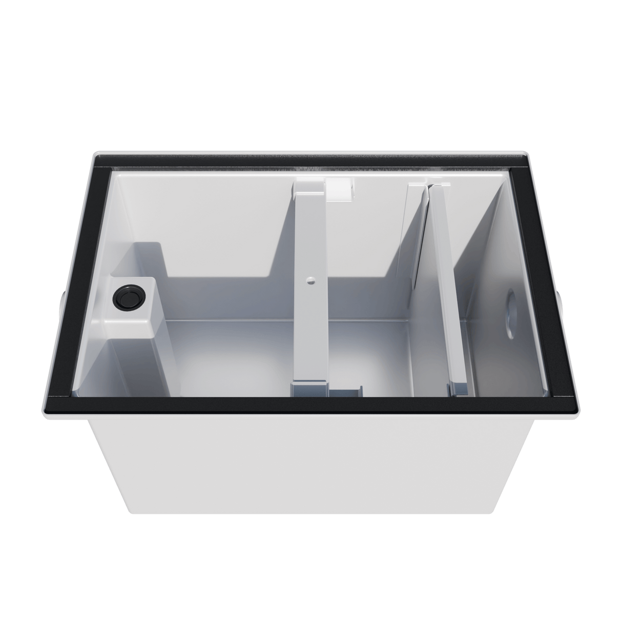 Commercial Grease Trap Epoxy Coated Steel 107 Litre Capacity - 25KGB