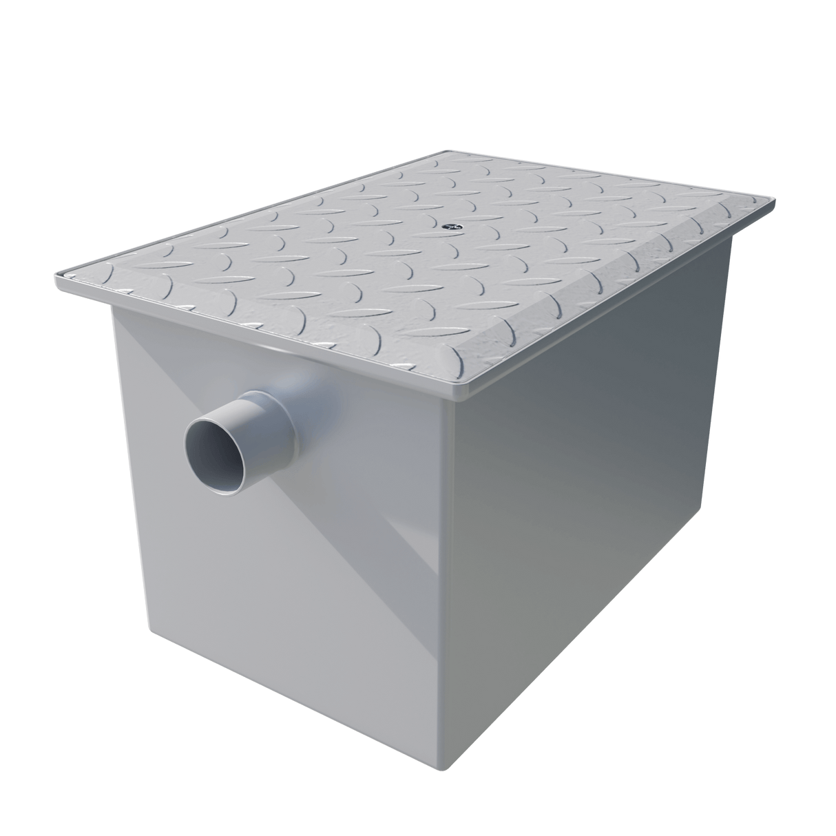 Commercial Grease Trap Epoxy Coated Steel 107 Litre Capacity - 25KGB