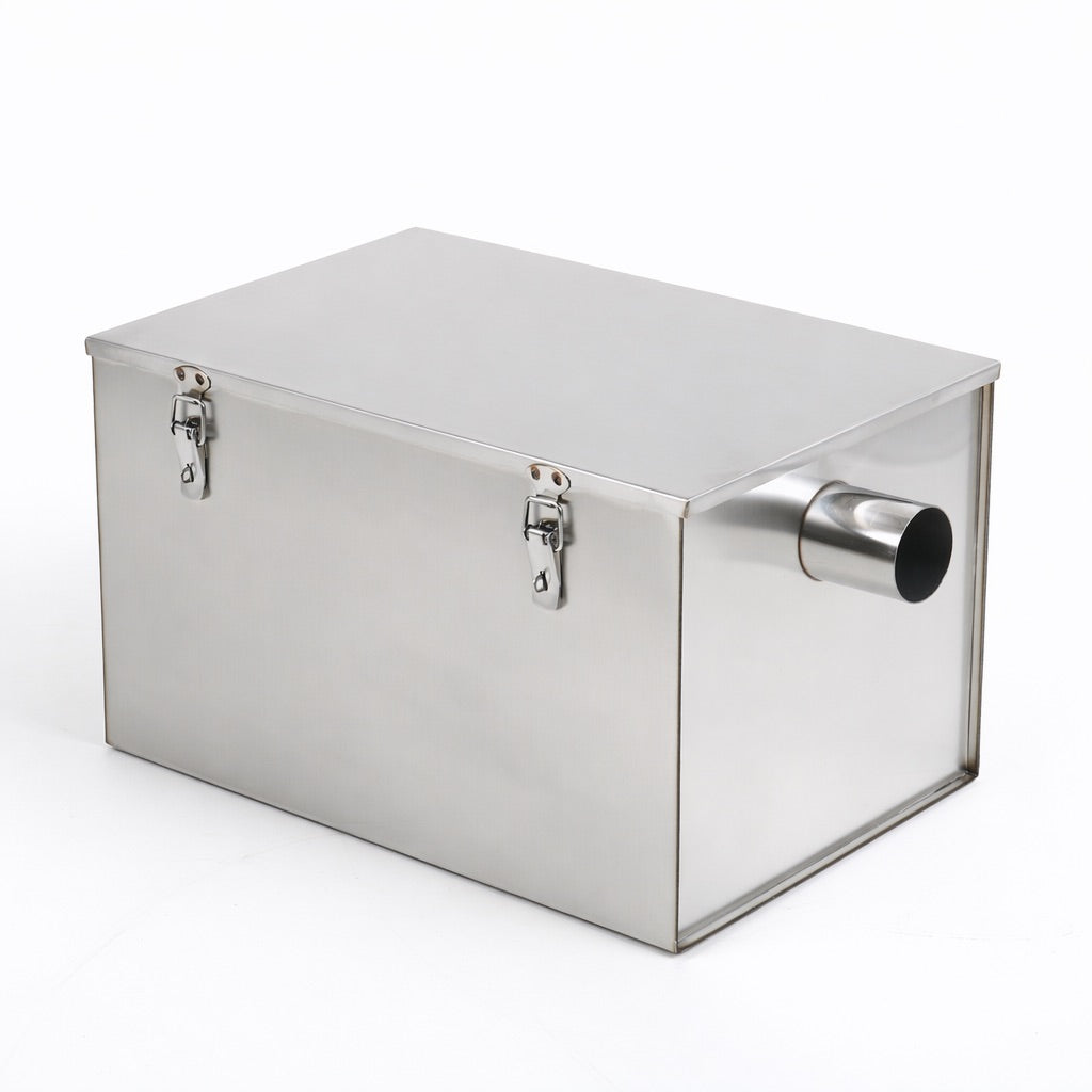 Stainless Steel Grease Trap – 37 Litre Commercial Grease Separator & Interceptor | 37KGB-SS Grease Traps / Interceptors - Stainless Steel Empire