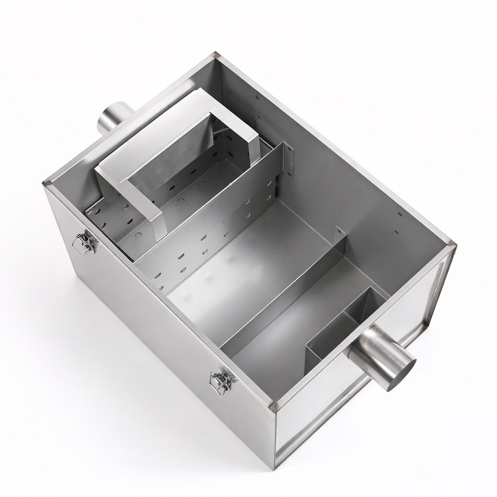 Stainless Steel Grease Trap – 45 Litre Commercial Grease Separator & Interceptor | 45KGB-SS Grease Traps / Interceptors - Stainless Steel Empire