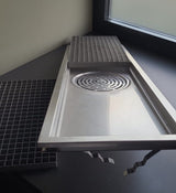 Combisteel Kitchen Drainage Floor Gully 1368 x 300mm Fixed Horizontal - 7075.0115