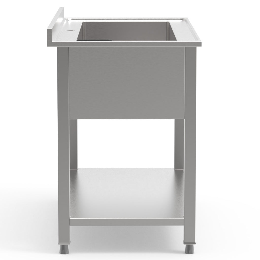 Empire Stainless Steel Extra Wide Single Pot Wash Catering Sink 1200mm - EMP-PW1200