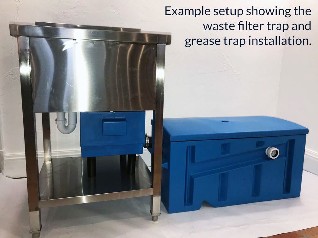 Grease Guzzle HDPE Food Waste Filter Trap - P-PFW1