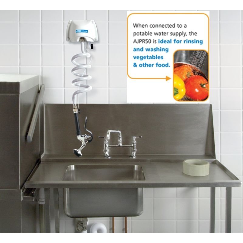 Mechline Aquajet Heavy Duty Wall Mounted Pre-Rinse Spray - AJPR50-2-W