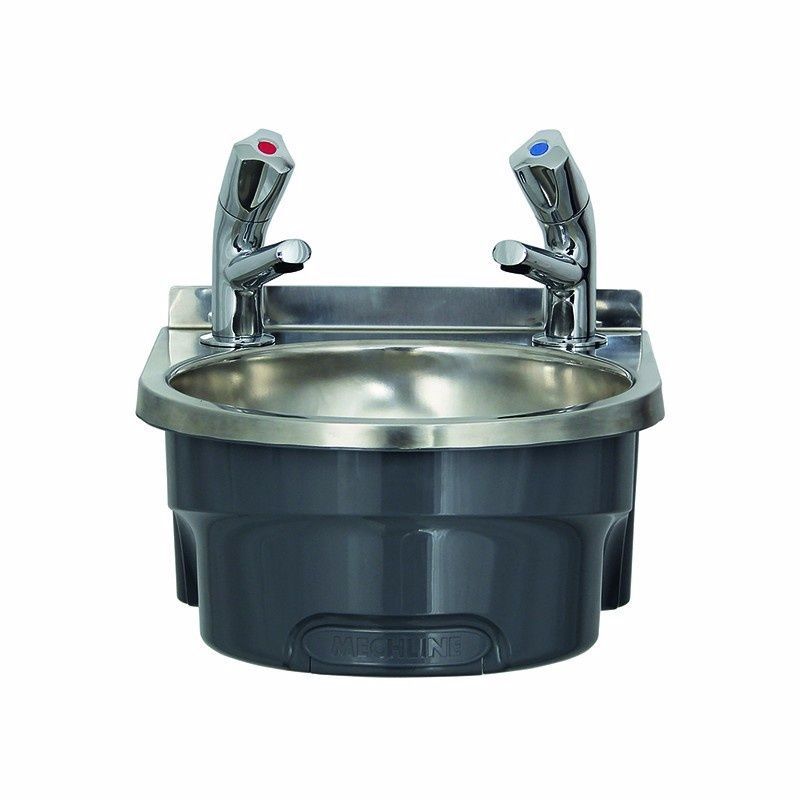 Mechline BasiX BSX-300-TX-BD Hand Wash Station With A Pair Of AquaTechnix Dome Taps