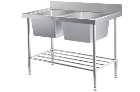 Simply Stainless Double Bowl Sink - SS061800
