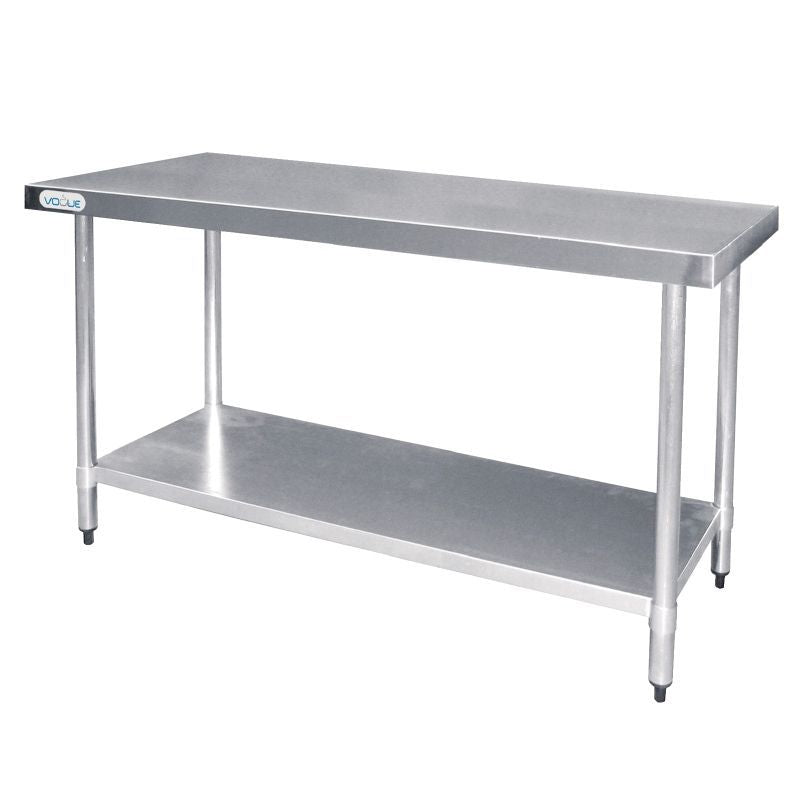 Vogue Stainless Steel Prep Table 1200mm - T376