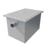 Commercial Grease Trap Epoxy Coated Steel 13 Litre Capacity - 4KGB