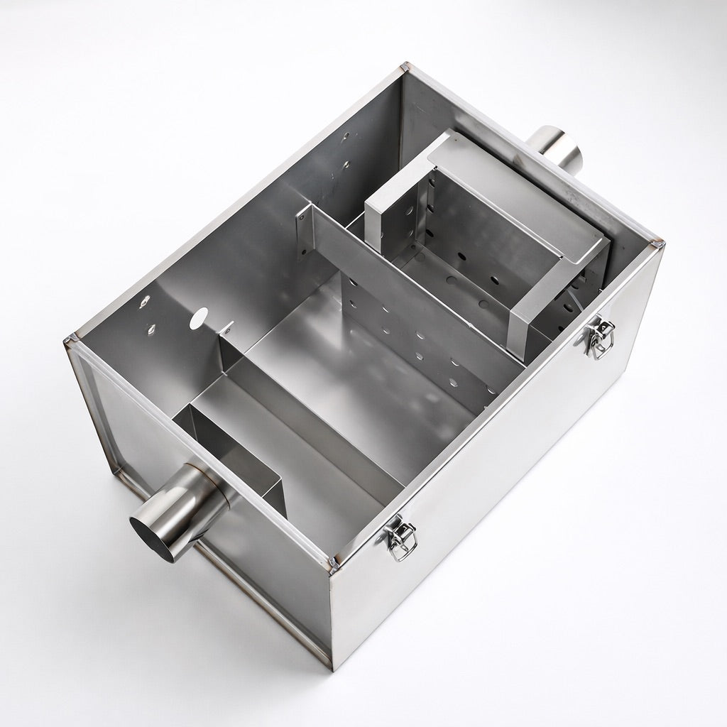 Stainless Steel Grease Trap – 16 Litre Commercial Grease Separator & Interceptor | 16KGB-SS Grease Traps / Interceptors - Stainless Steel Empire