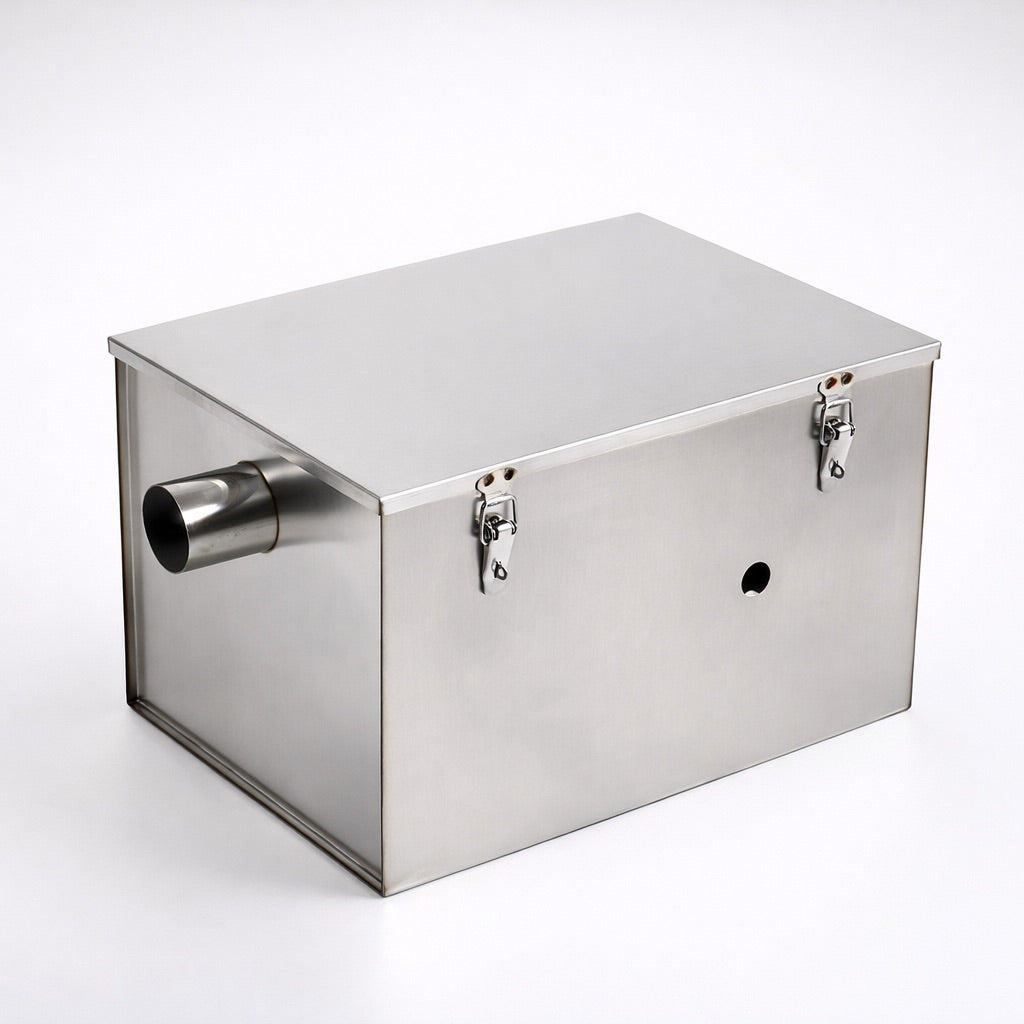 Stainless Steel Grease Trap – 16 Litre Commercial Grease Separator & Interceptor | 16KGB-SS Grease Traps / Interceptors - Stainless Steel Empire