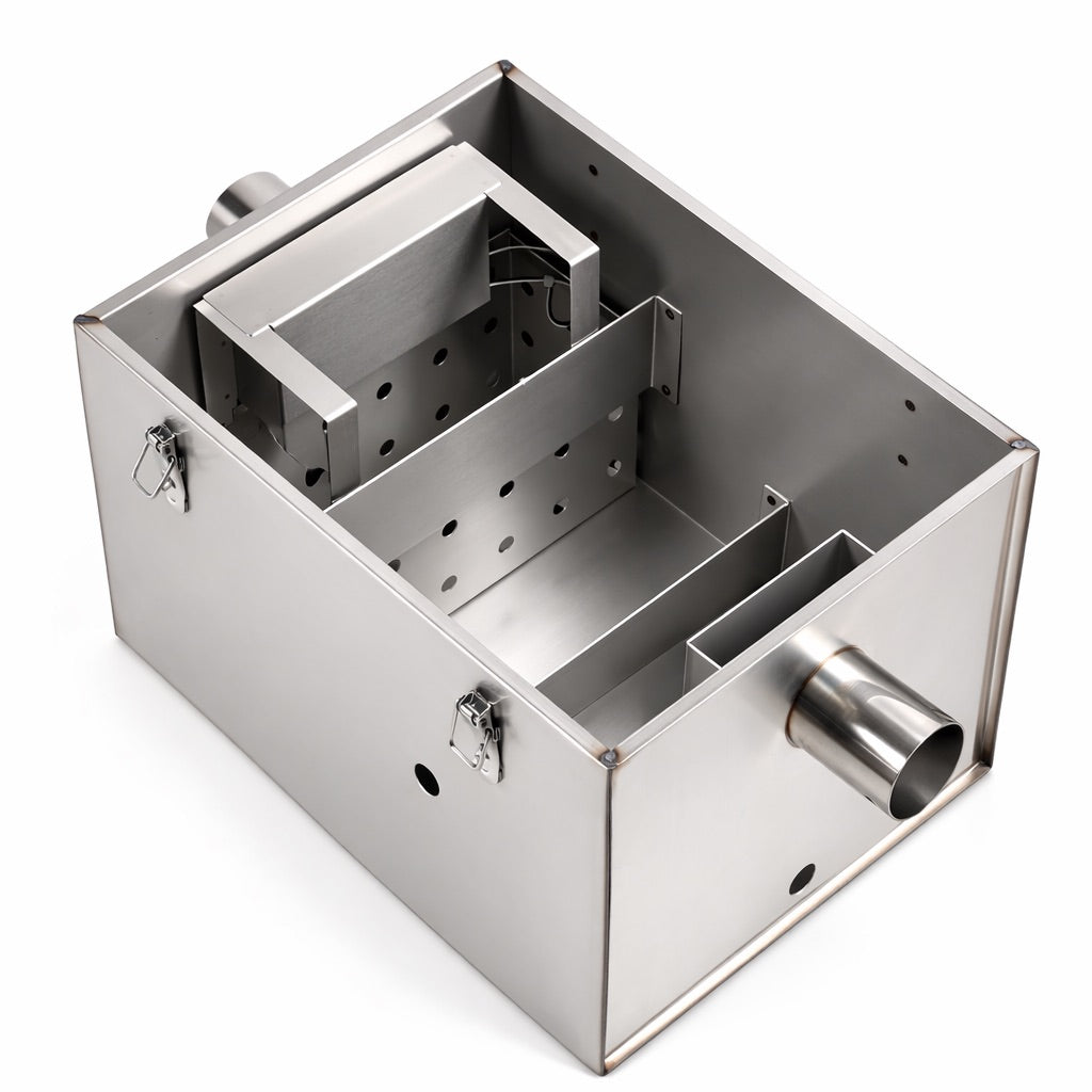 Stainless Steel Grease Trap – 16 Litre Commercial Grease Separator & Interceptor | 16KGB-SS Grease Traps / Interceptors - Stainless Steel Empire