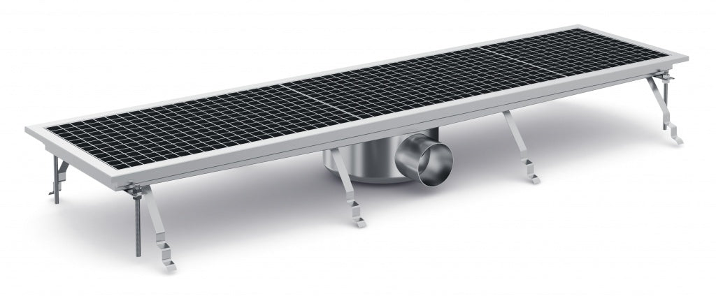 Empire Kitchen Drainage Floor Gully and Grid Fixed Horizontal 1181 x 300mm - EM-D-023