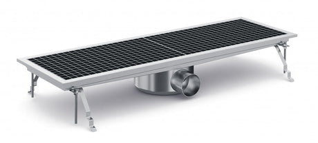 Empire Kitchen Drainage Floor Gully and Grid Fixed Horizontal 927 x 300mm - EM-D-022