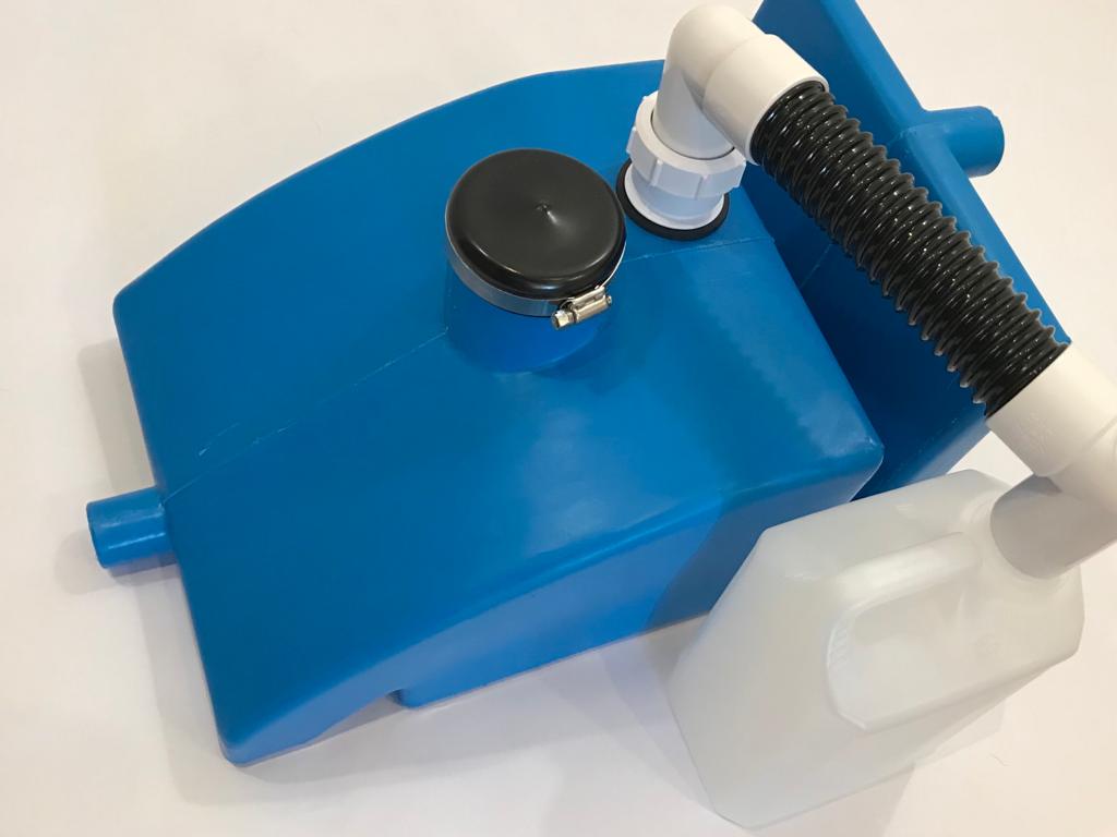 Grease Guzzle HDPE 12 Litre Mini Automatic Grease Trap - P-P12AUTO