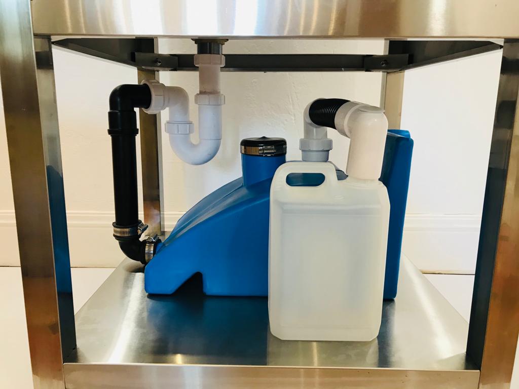 Grease Guzzle HDPE 12 Litre Mini Automatic Grease Trap - P-P12AUTO