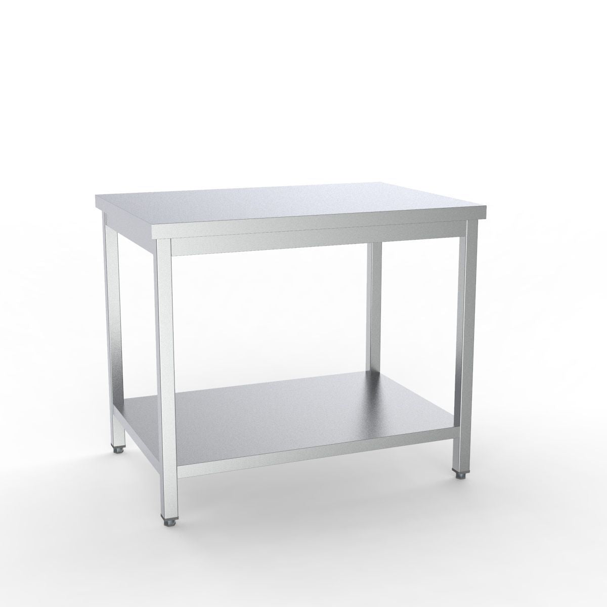 Combisteel Full 430 Stainless Steel 600 Line Worktable With Shelf 800mm Wide - 7333.0062