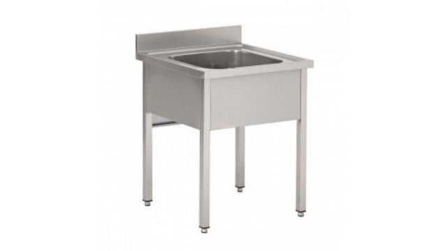 Combisteel Stainless Steel Single Bowl Sink 700mm Wide - 7408.0005