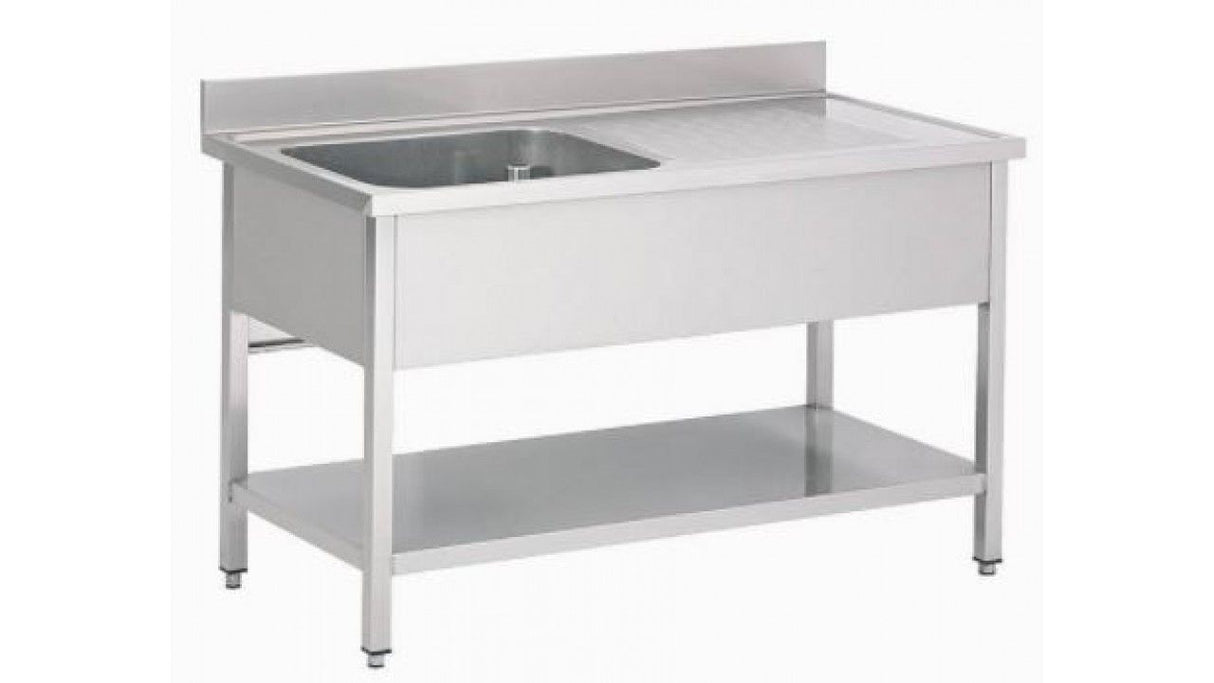 Combisteel Stainless Steel Single Left Bowl Sink 1200mm Wide - 7408.0300