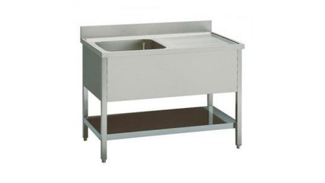 Combisteel Stainless Steel Single Left Bowl Sink 1400mm Wide - 7408.0015