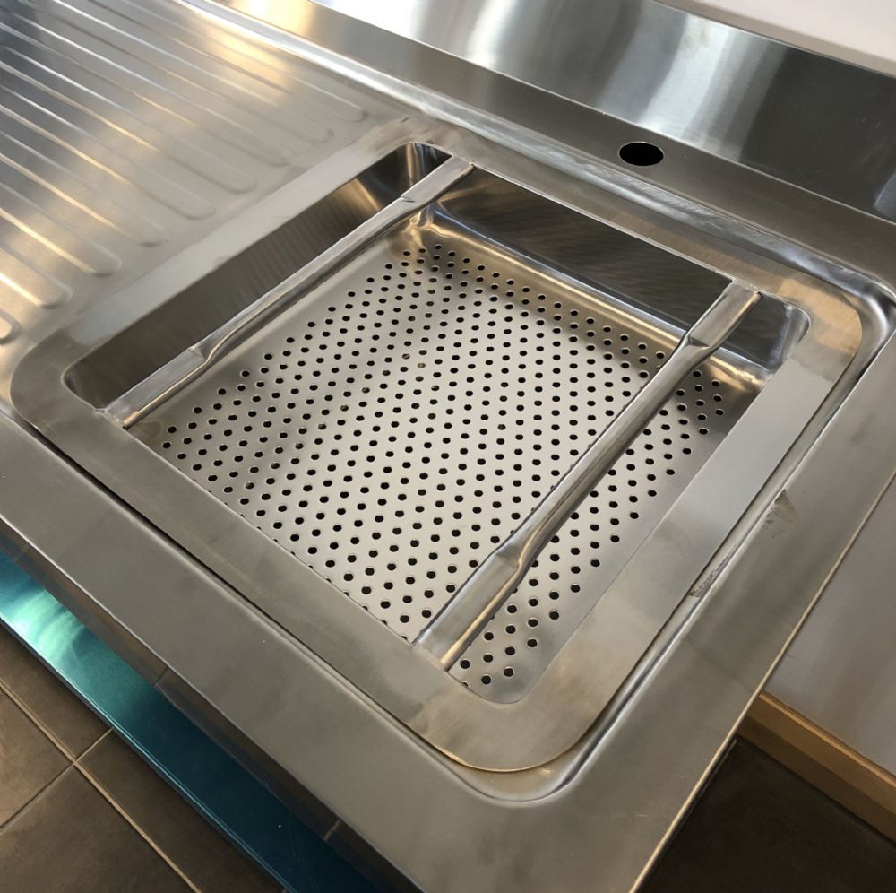 Empire Stainless Steel Kitchen Sink Food Prep Strainer Bowl - SBS-400