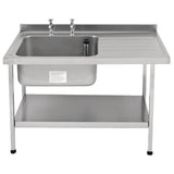 Franke Self Assembly Stainless Steel Sink Left Hand Bowl 1200x 650mm - P365