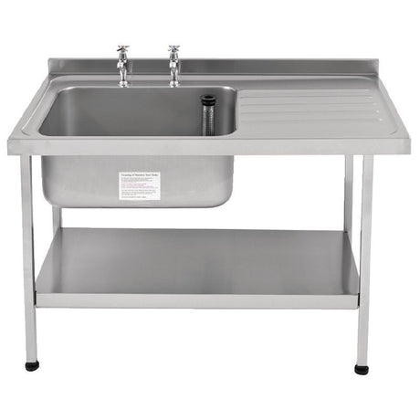 Franke Stainless Steel Sink Left Hand Bowl 1200x 650mm - DN616