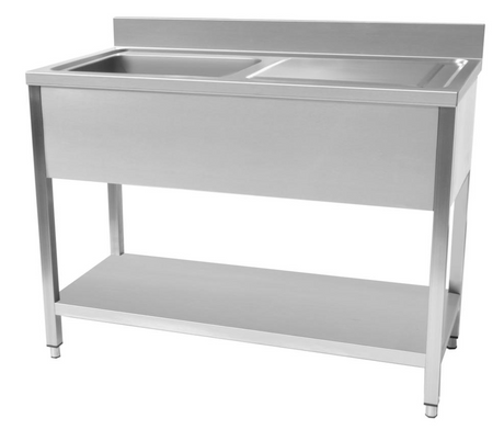 Hamoki Stainless Steel Sink Single Left Hand Bowl 1200mm Wide - 231005