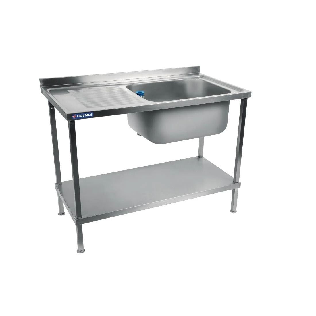 Holmes Self Assembly Stainless Steel Sink Left Hand Drainer 1200mm - DR363