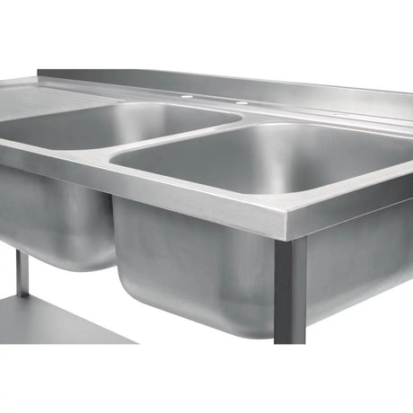 Holmes Self Assembly Stainless Steel Sink Left Hand Drainer 1800mm - DR373