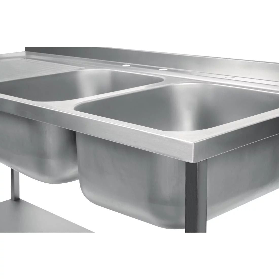 Holmes Self Assembly Stainless Steel Sink Left Hand Drainer 1800mm - DR375