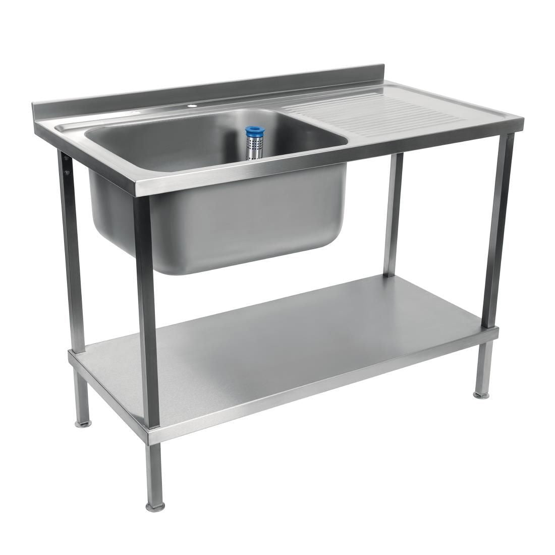 Holmes Self Assembly Stainless Steel Sink Right Hand Drainer 1200mm - DR364