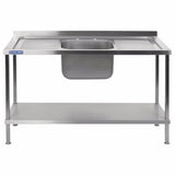 Holmes Stainless Steel Sink Double Drainer 1800mm - DR397