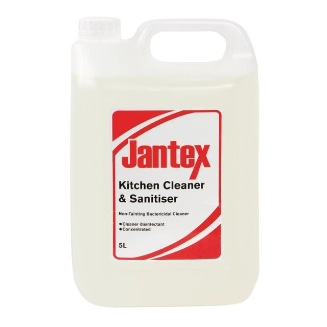 Jantex Kitchen Cleaner and Sanitiser 2 x 5Ltr