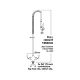 Mechline AJPR20 Aquajet 20 Deck Mounted Pre-Rinse Sprayarm