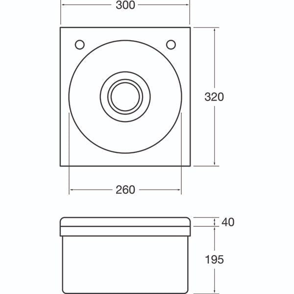 Mechline Basix Hands Free Wash Basin Stainless Steel with Sensor Tempomatic Tap WS3-NT