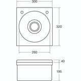 Mechline Basix Hands Free Wash Basin Stainless Steel with Sensor Tempomatic Tap WS3-NT
