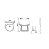 Mechline Basix Hands Free Wash Basin Stainless Steel with Sensor Tempomatic Tap WS6-NT