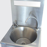 Mechline BaSix Stainless Steel Mobile Hand Wash Station - BSX-MHB-HCW-T