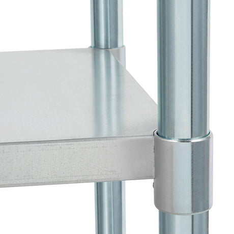 Empire Premium Stainless Steel Wall Prep Table 1500mm Wide with Upstand - P-SSWT-150