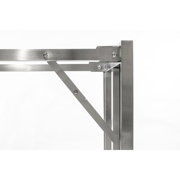 Connecta Stainless Steel Folding Table 1800 x 600mm -  HEF667