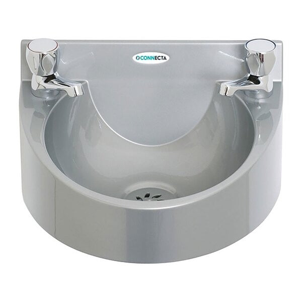 Connecta ABS Wash Hand Basin with Dome Head Taps - HEF717