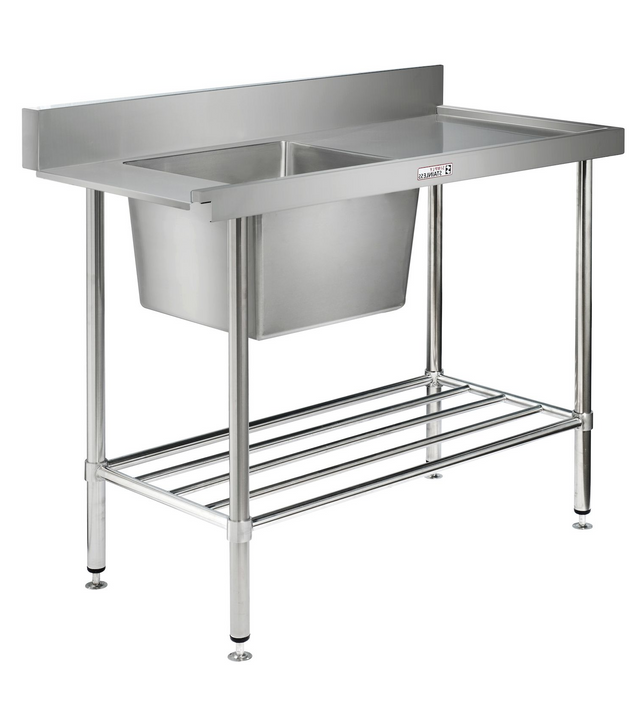 Simply Stainless Dishwash Table & Sink - SS081200R