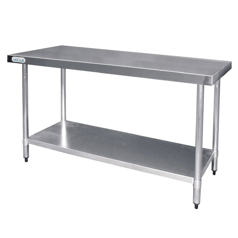 Vogue Stainless Steel Prep Table 1800mm - T378